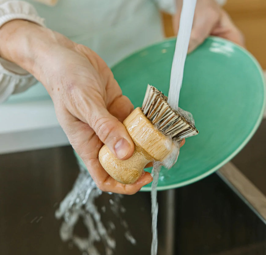 Bamboo Dish Brush - Stiff Bristle