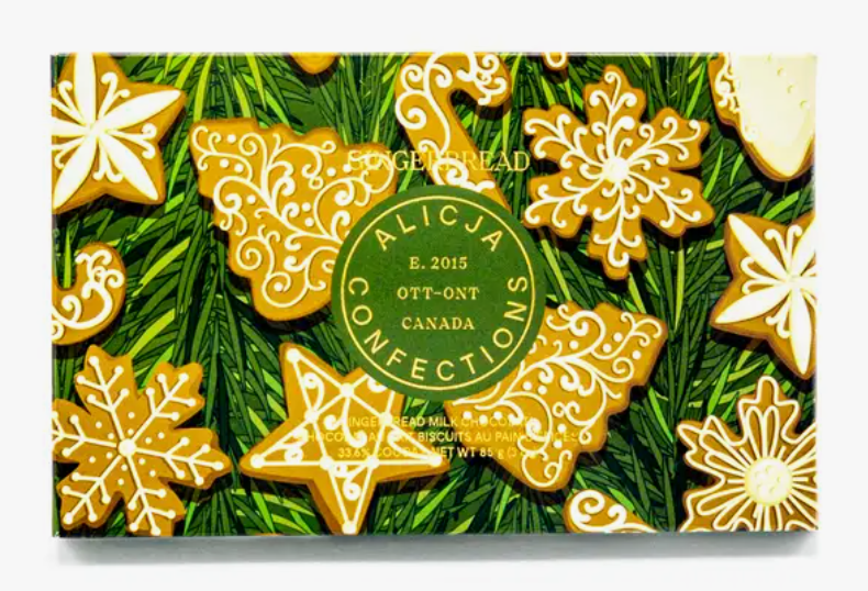 Holiday Postcard Chocolate Bars